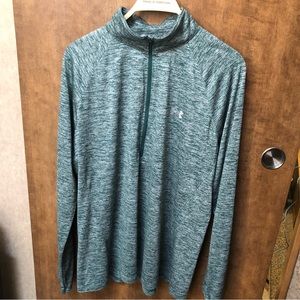 EUC Under Amour Heat Gear Quarter Zip Lg Sleeve High Loose Unisex Performance A